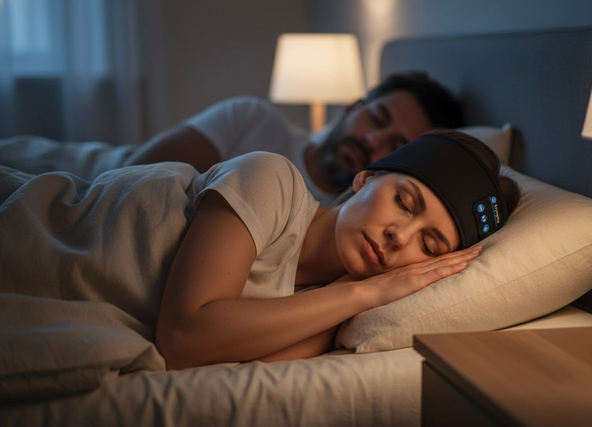 Mask the Snoring. Sleep Through the Night. Reclaim Your Side of the Bed.